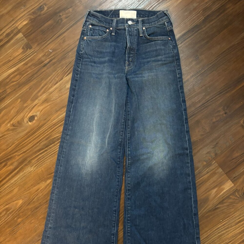 Mother High Waist Wide Leg Jeans Size 23 Women’s High-Rise Denim Pants